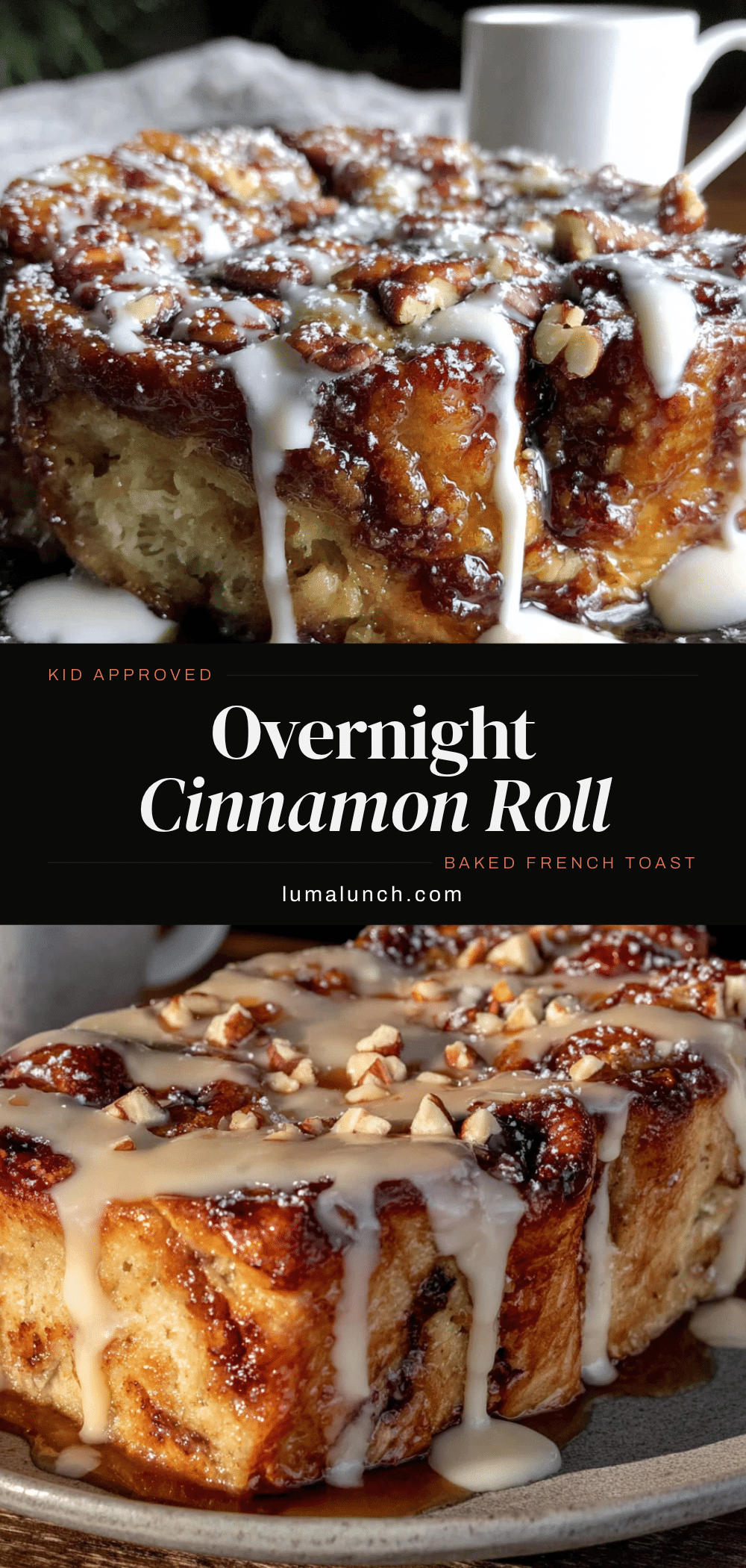 overnight cinnamon roll baked french toast recipe
