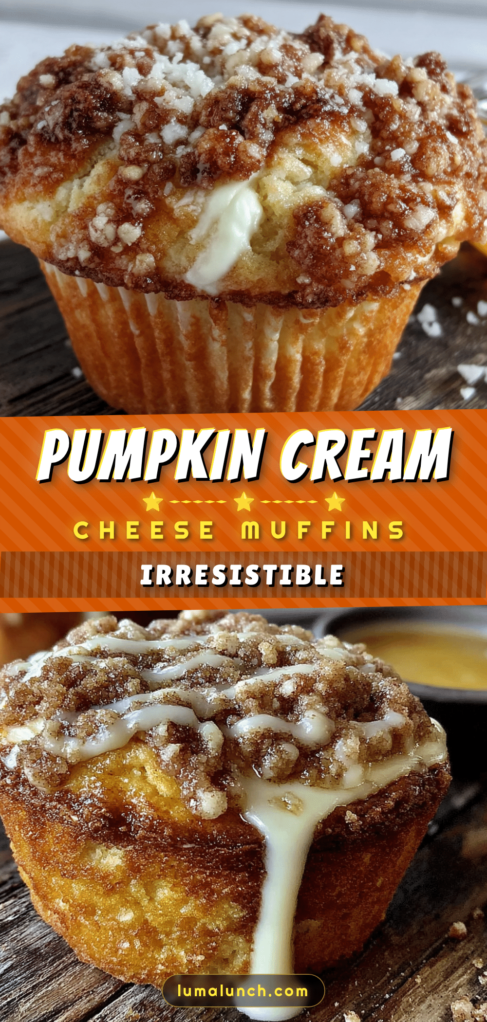 pumpkin cream cheese muffins recipe