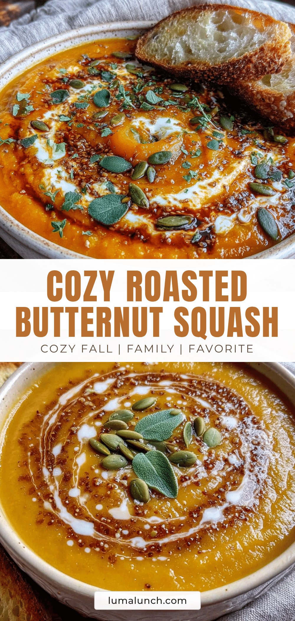 roasted butternut squash soup with brown butter recipe