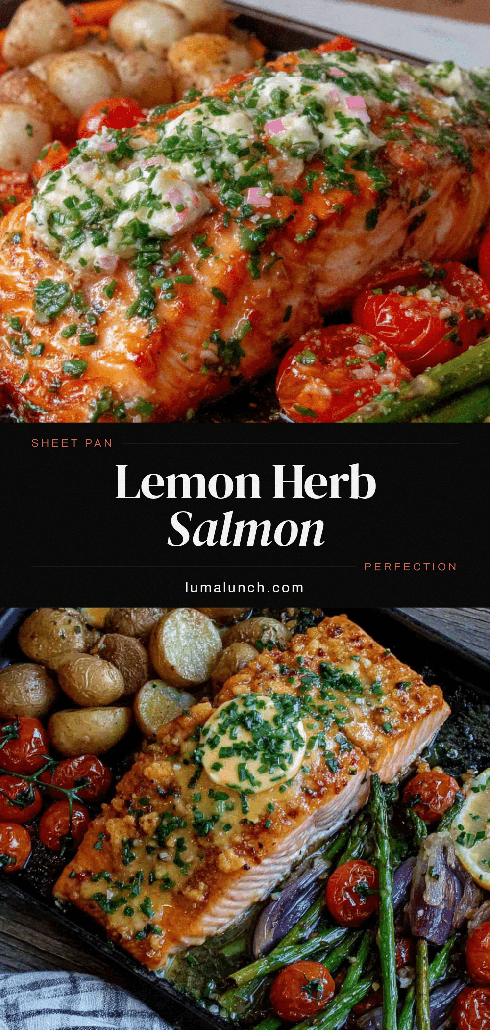 sheet pan salmon recipe