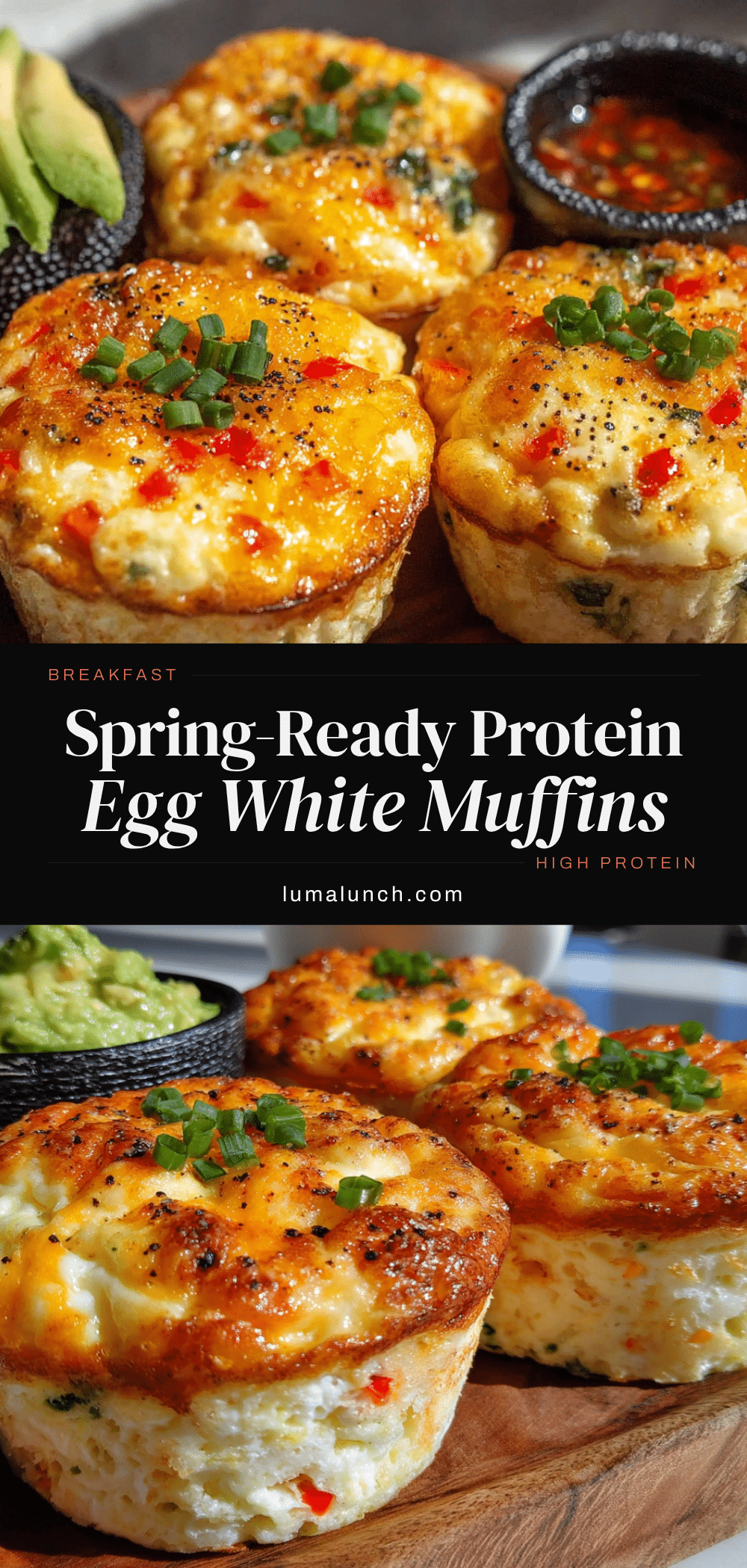 Spring-ready protein egg white breakfast muffins recipe
