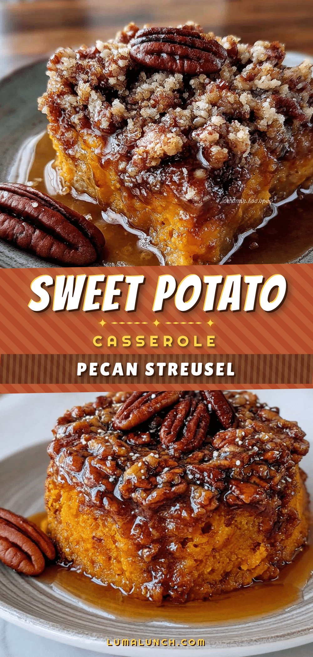 best easy sweet potato casserole with pecan streusel recipe