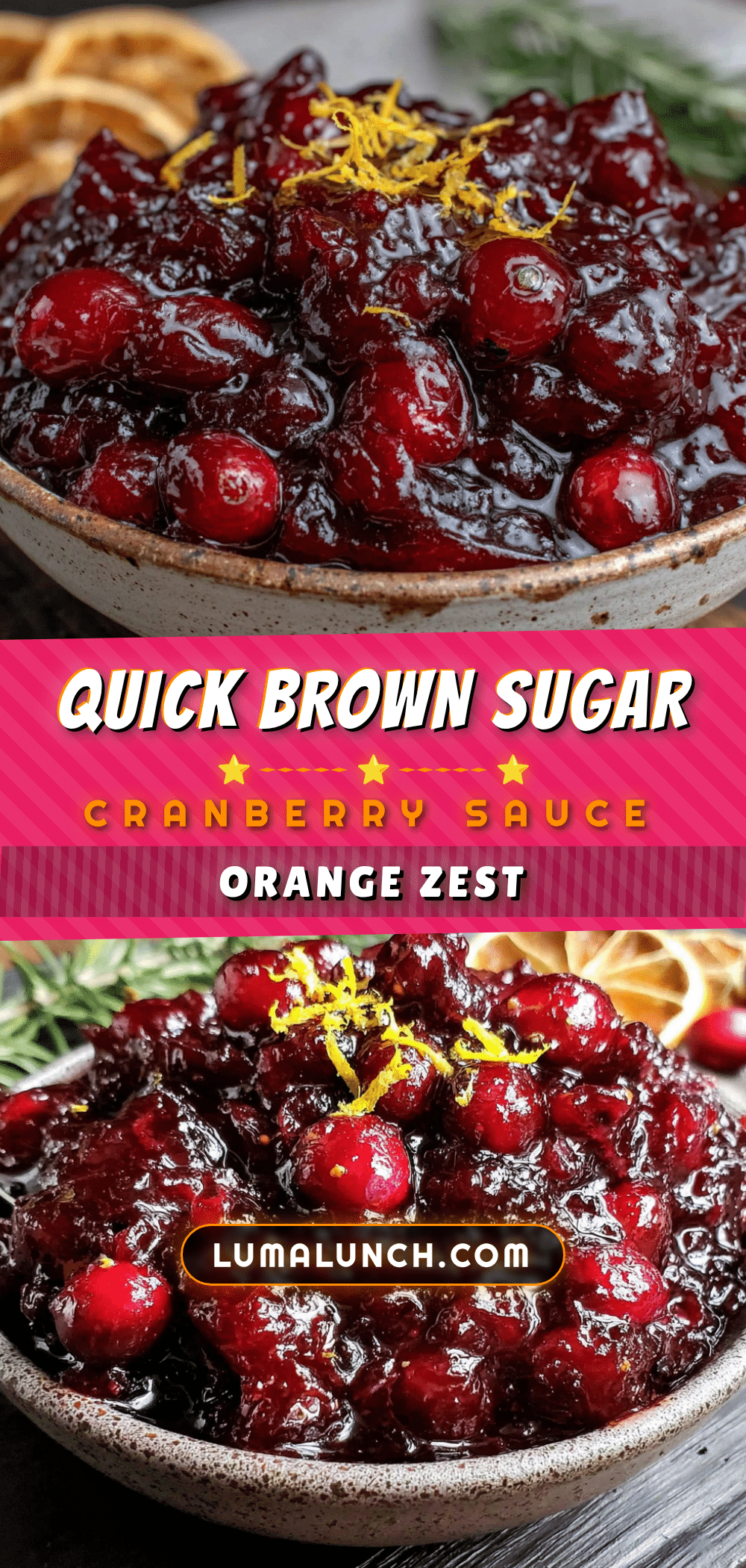 brown sugar cranberry sauce recipe
