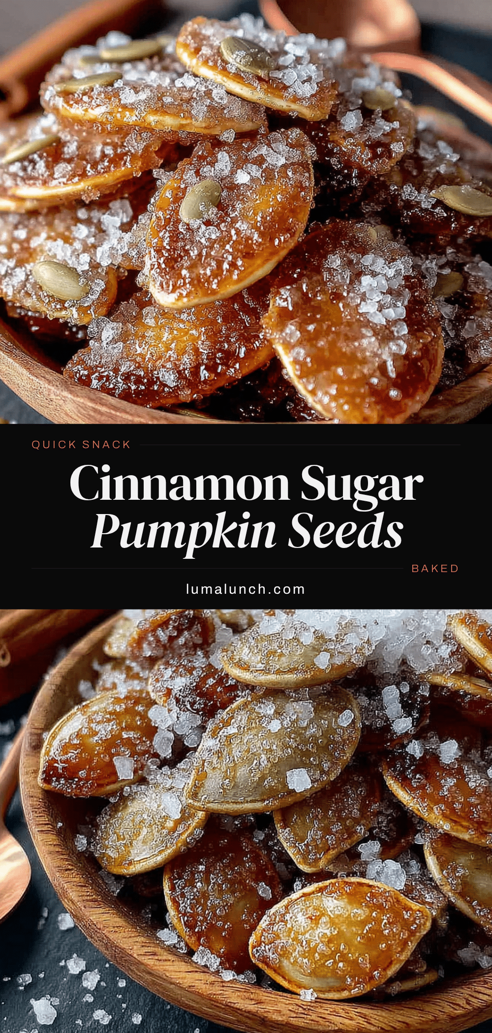 cinnamon sugar pumpkin seeds recipe