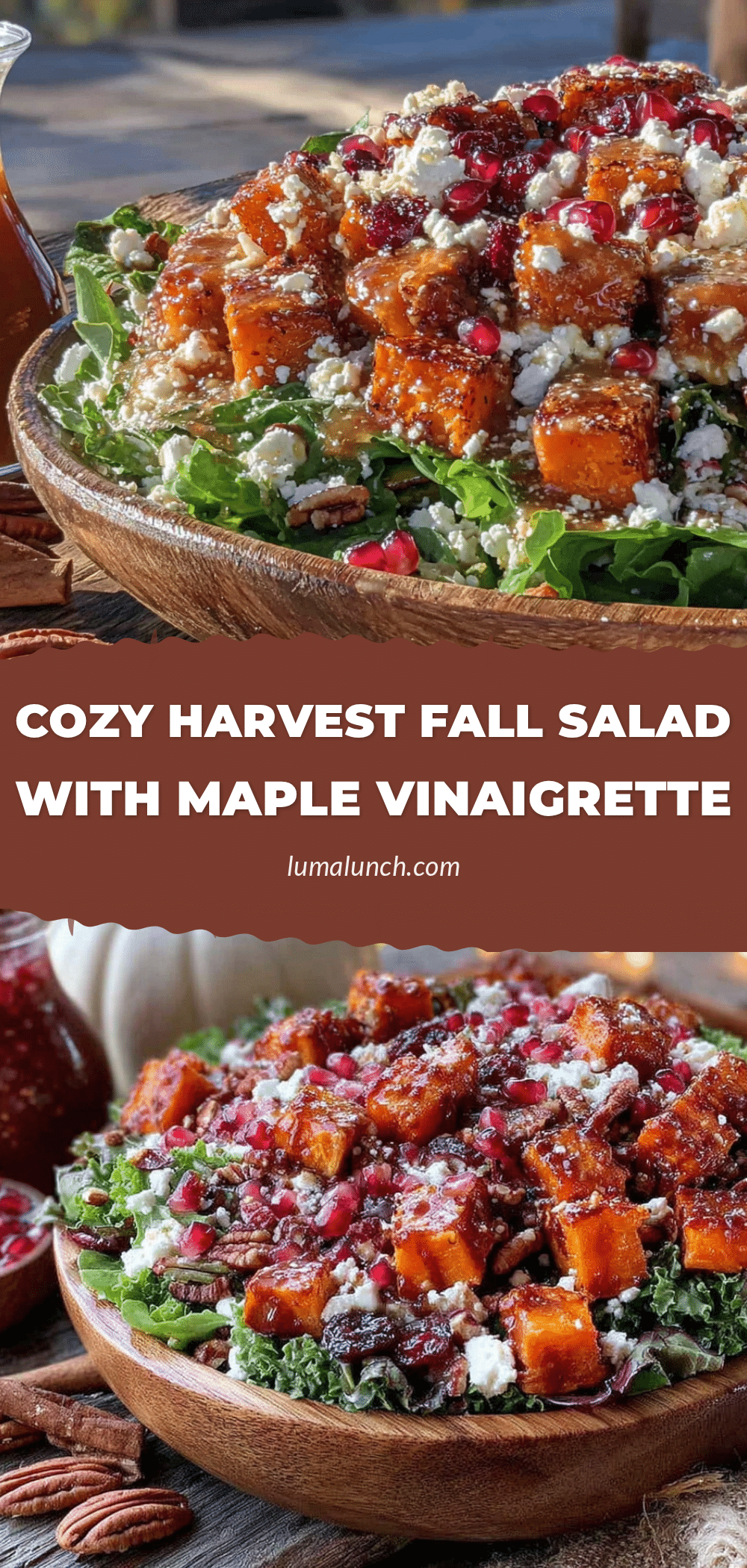 cozy harvest fall salad recipe