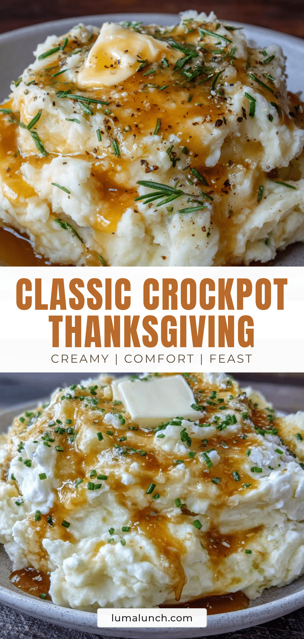 Crockpot Thanksgiving Mashed Potatoes recipe