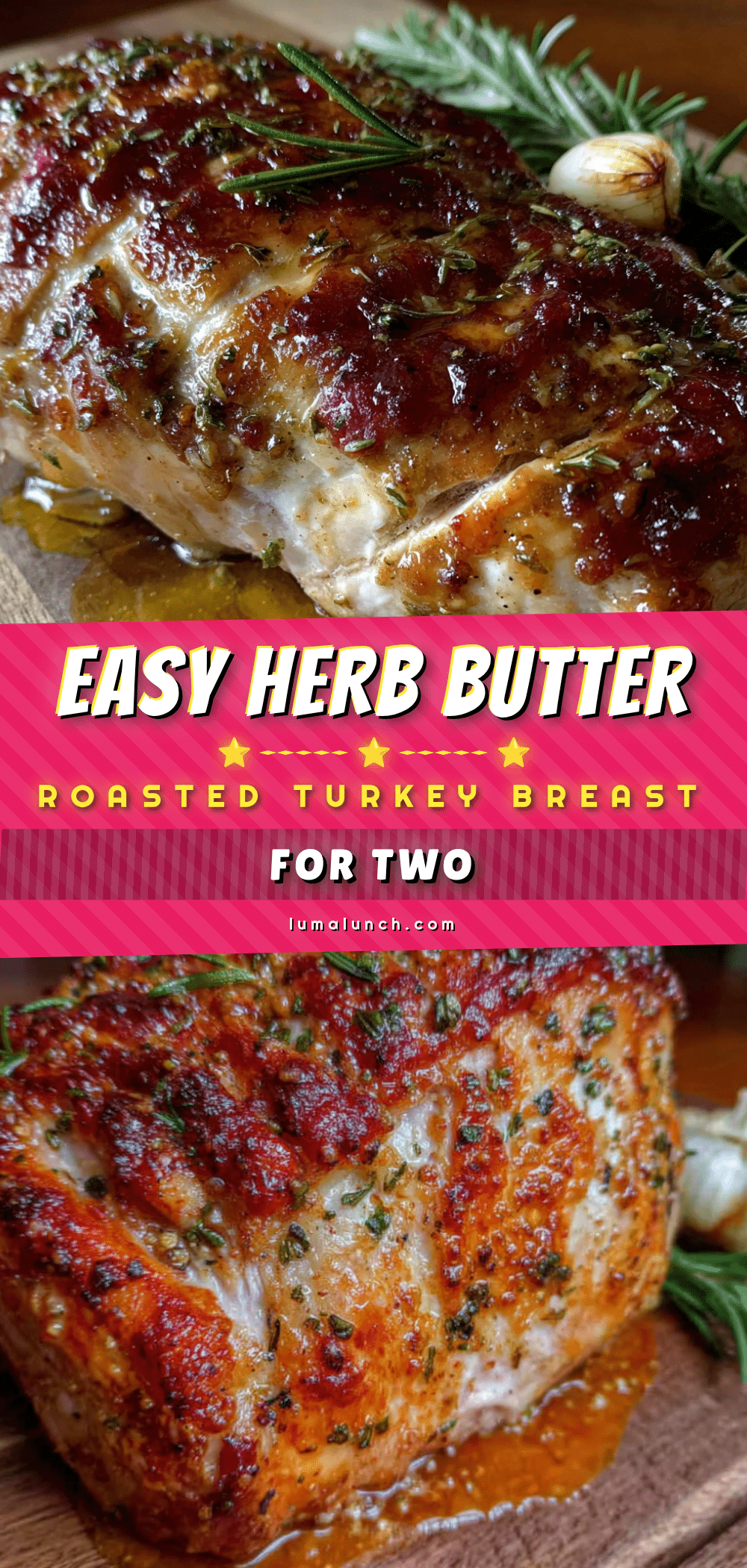 herb butter roasted turkey breast for two recipe