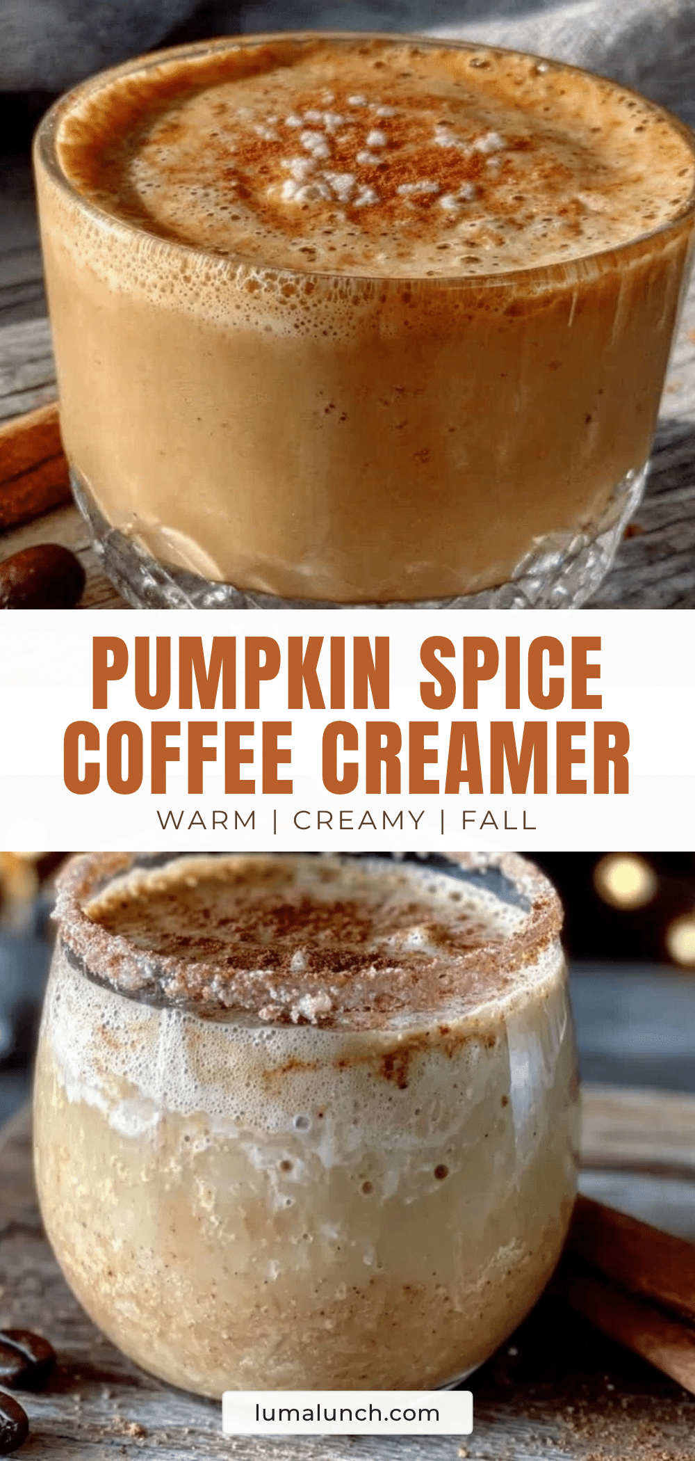 homemade pumpkin spice coffee creamer recipe