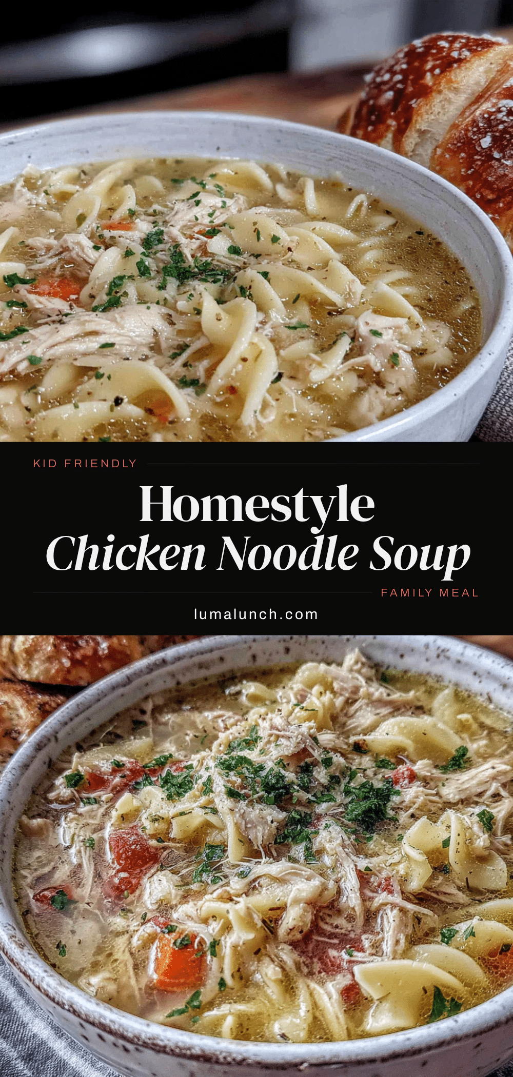 kid-approved homestyle chicken noodle soup recipe