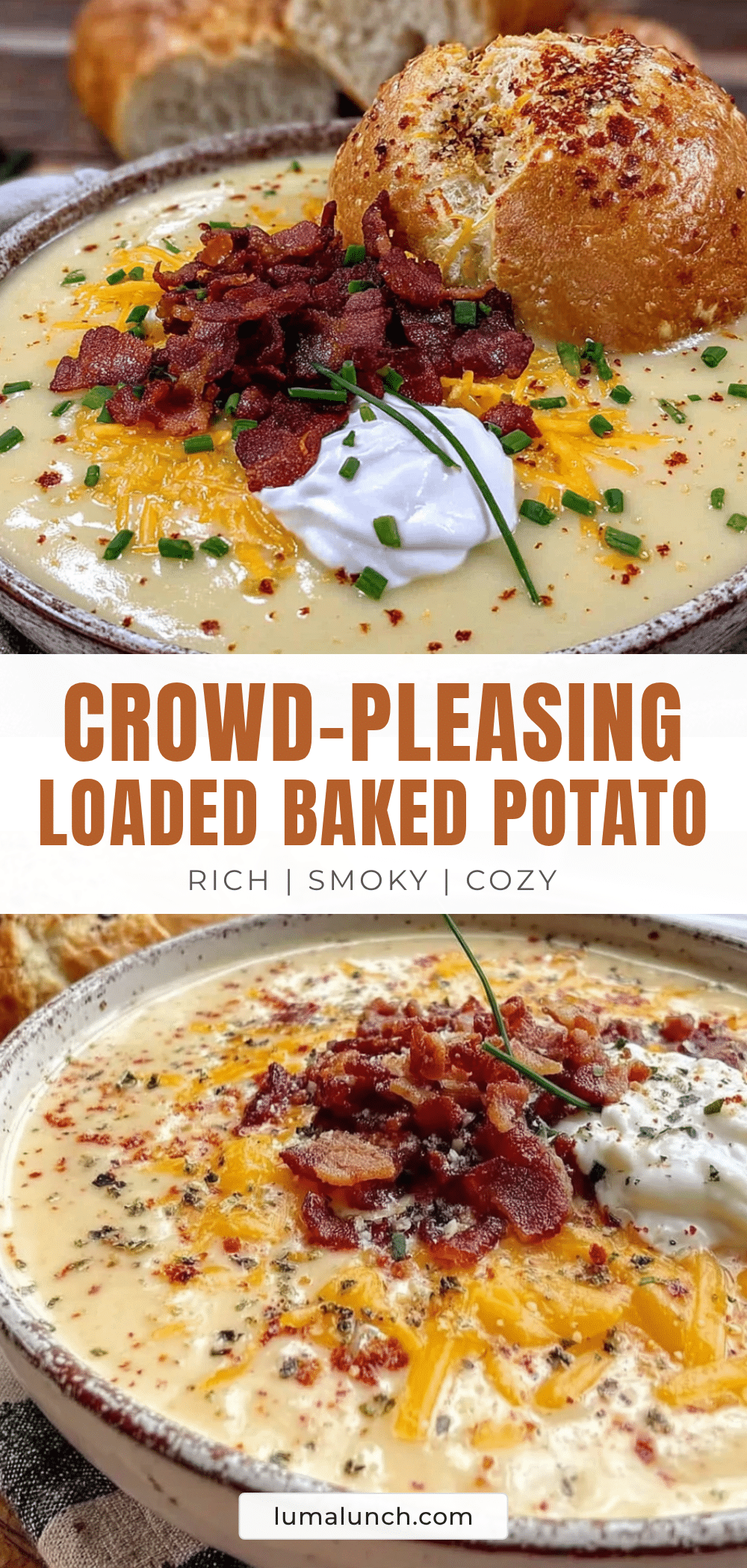 loaded baked potato soup with bacon recipe