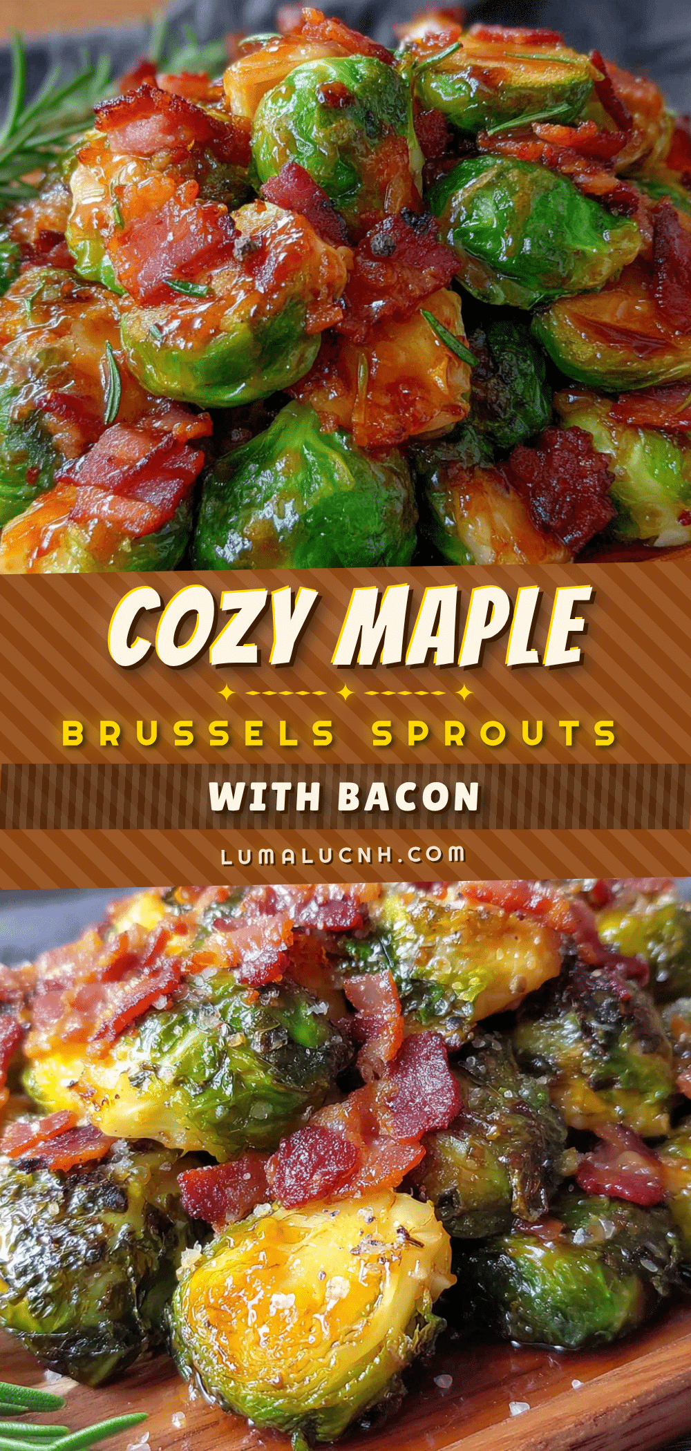 maple roasted brussels sprouts with bacon recipe