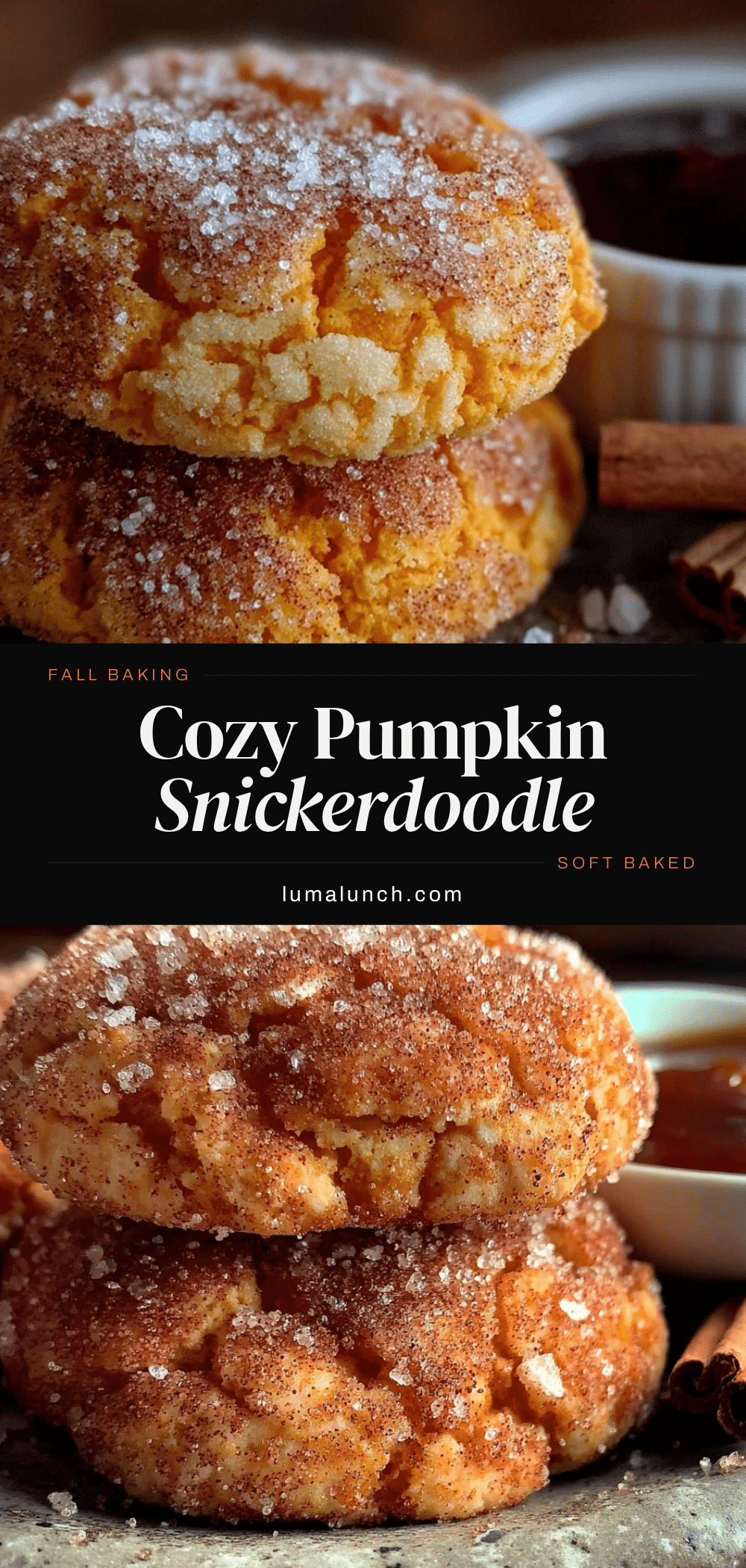 pumpkin snickerdoodle cookies recipe
